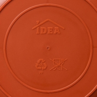 Кашпо для цветов подвесное &laquo;Алиция&raquo;, 3 л, с поддоном, цвет терракотовый