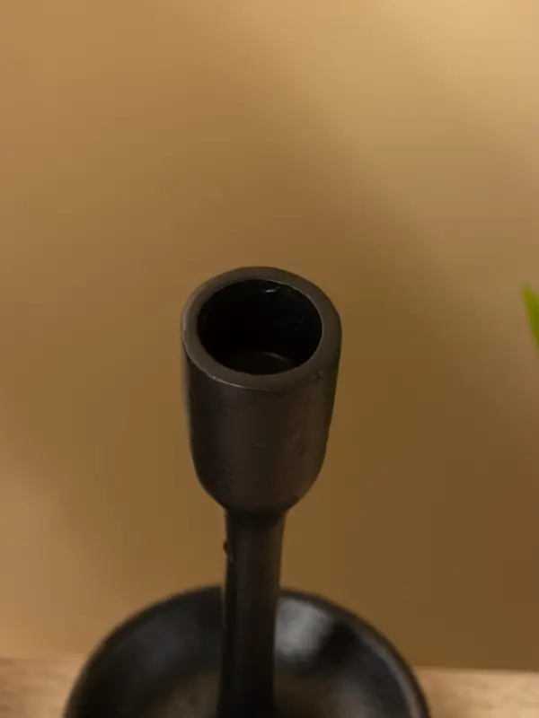 Подсвечник "Полночь" алюминий 8х8х15 см