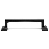 Ручка-скоба CAPPIO RSC038, цинк, м/о 96 мм, цвет черный, 4 шт.