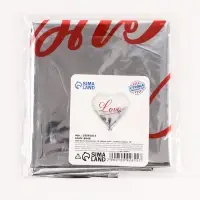 Шар воздушный фольгированный 18" &laquo;Я люблю тебя&raquo;, серебро