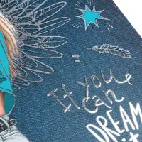 Альбом д/рис А4 32л на спирали Hatber "Street Style", мат лам, 3D-фольг, перфорац, 5В МИКС