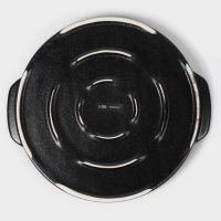 Блюдо фарфоровое с крышкой-клош для десертов "Галактика" 24,2х22х16 см