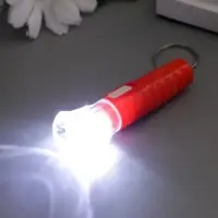 Фонарик брелок для ключей на кольце &laquo;Ромбики&raquo;, светит, 6.8&times;2.2&times;2.2 см, МИКС