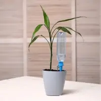 Автополив для комнатных растений под бутылку, h=13.5 см, регулируемый, с краном, Greengo