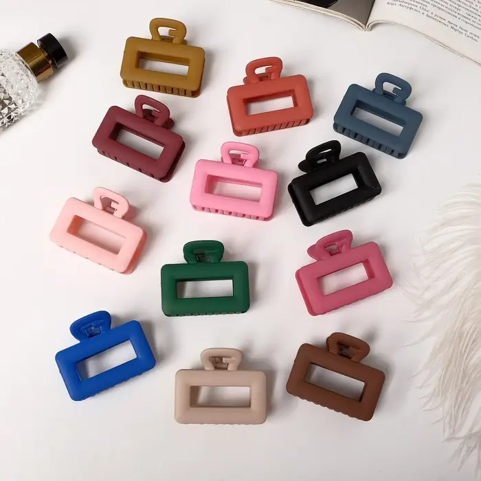 Крабик для волос &laquo;Призма&raquo;, квадрат, 6.5 см, МИКС