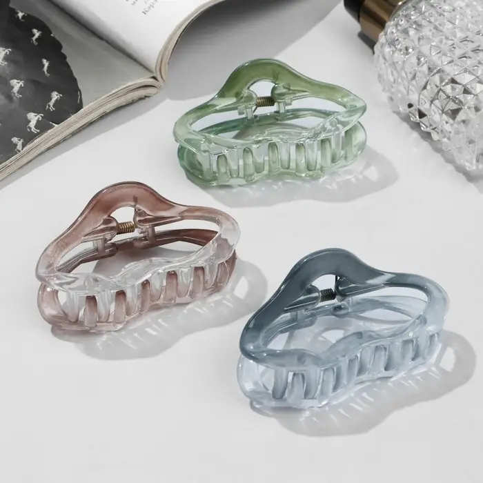 Крабик для волос &laquo;Альба&raquo;, овал колор, 7 см, МИКС