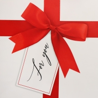 Пакет подарочный ламинированный квадратный, упаковка, For You, 30 х 30 х 12 см