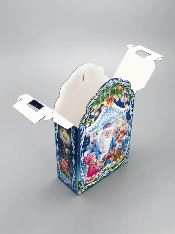 Подарочная коробка новогодняя &laquo;Новогодняя карусель&raquo;, фигурная, 160&times;75&times;260 см