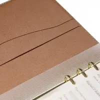 Органайзер на кольцах, A5, с клапаном, 80л, линия, к/зам, Бирюзовый