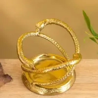 Подставка для бутылки &laquo;Змей искуситель&raquo;, 10.5&times;10.5&times;15 см, алюминий