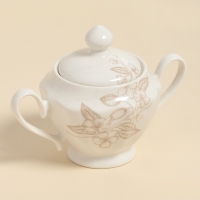 Сахарница SL Home &laquo;Аманде&raquo;, 17&times;11&times;12 см, фарфор, белая