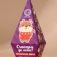 Соль для ванны URAL LAB &laquo;Счастья до небес!&raquo;, 100 г, аромат черничного пирога, Новый Год