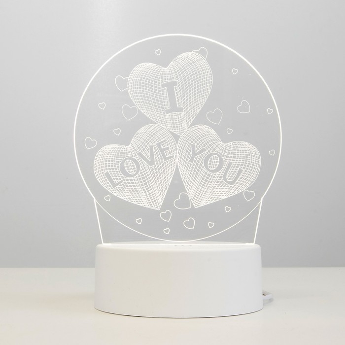 Светильник "Любовь" LED 3 цвета от USB