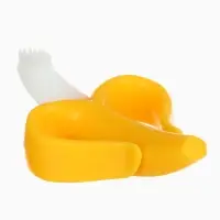 Набор силиконовых прорезывателей для зубов &laquo;Банан, погремушка&raquo;, 2 шт., Крошка Я