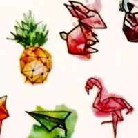 Слайдеры для ногтей &laquo;Акварельная графика&raquo;, разноцветные