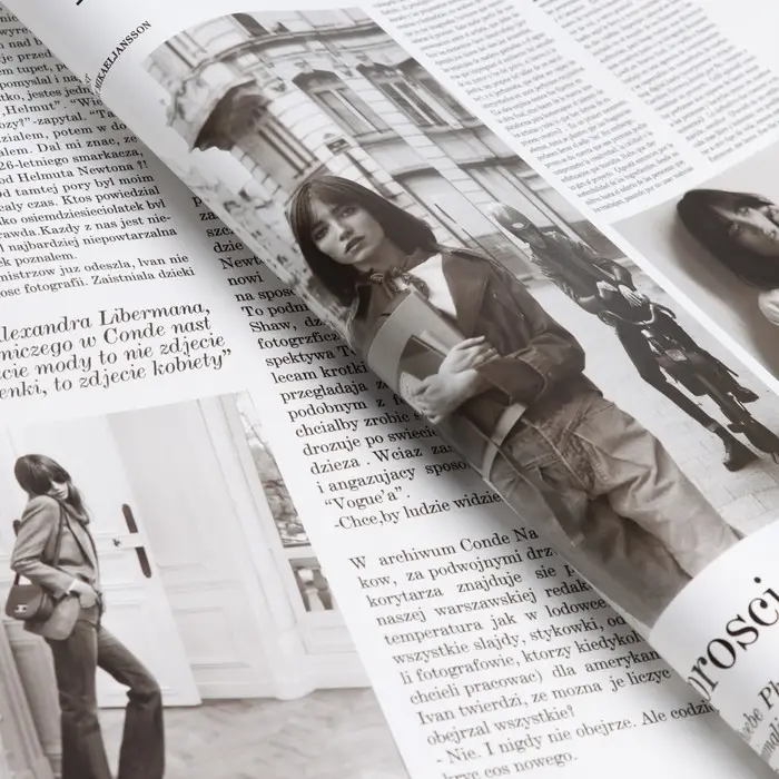 Пленка флористическая &laquo;Газета моды&raquo; 65 мкм, 50&times;58 см