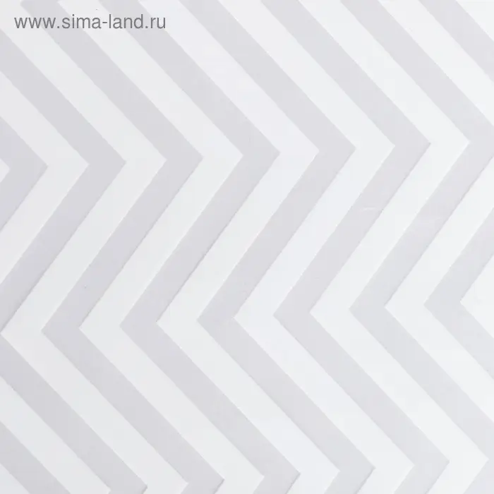 Плёнка матовая с рисунком "Волна", цвет белый, 57 х 57 см