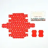 Коробка под 3 конфеты с ячейками &laquo;Новогодние истории&raquo;, 13.3 х 3.3 х 5.8 см