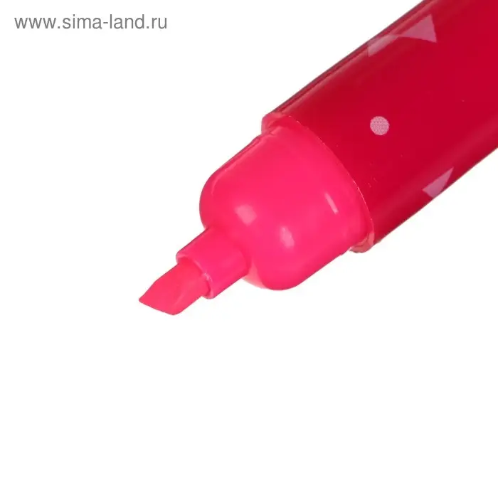 Маркер-текстовыделитель скошенный Calligrata "Батончик", 5 мм, МИКС (цена за 1 штуку)