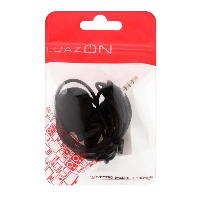 Микрофон на прищепке G-101, 100-16000 Гц, -32 дБ, 2.2 кОм, Jack 3.5 мм, 1.5 м, черный