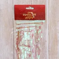 Дождик новогодний &laquo;Зимнее волшебство. Перламутр&raquo;, L - 100 см, белый