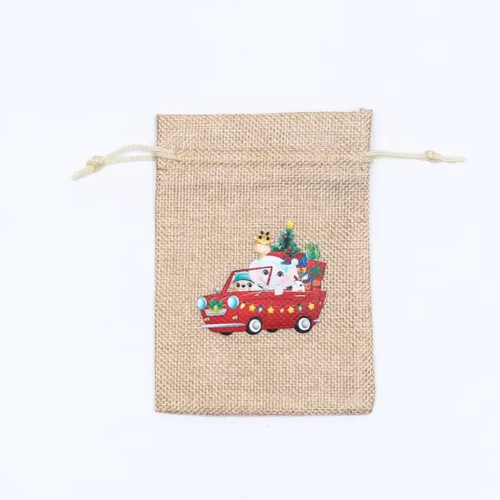 Мешок подарочный с термонаклейкой, 10&times;14 см