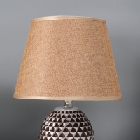 Настольная лампа с абажуром RISALUX &laquo;Джейн&raquo;, Е14, 40 Вт, 22.5&times;22.5&times;31.5 см