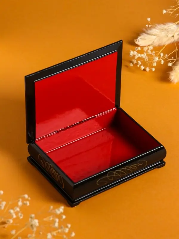 Шкатулка &laquo;Тюльпаны&raquo;, 10&times;14 см, лаковая миниатюра