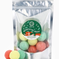 Набор бомбочек для ванны в пакете "Волшебство внутри", 6 шт по 20 гр, яблочный штрудель