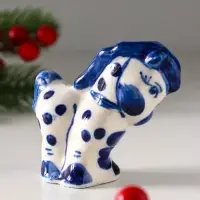 Сувенир "Конь в яблоках",9х5 см, гжель