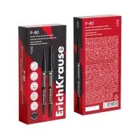 Маркер перманентный ErichKrause Double P-80, двусторонний, чёрный