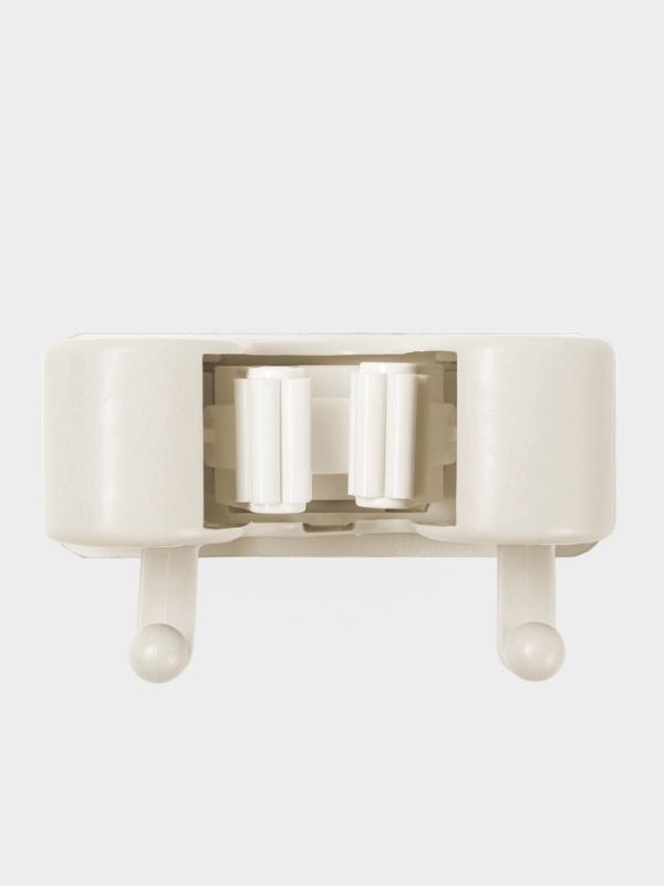 Держатель для швабр настенный самоклеящийся, 11,8х6,3х4,5