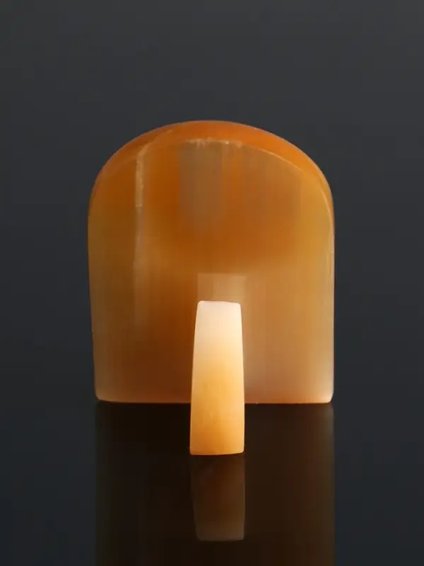 Икона Николай Угодник, 6х5 см, селенит