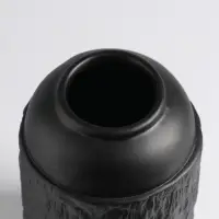 Ваза &laquo;Дульчи&raquo;, 19.5&times;11 см, керамика, чёрная