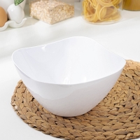 Салатник пластиковый BEROSSI &laquo;Рондо&raquo;, 2 л, белый