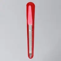 Пилка металлическая для ногтей, 17 см, в чехле, МИКС