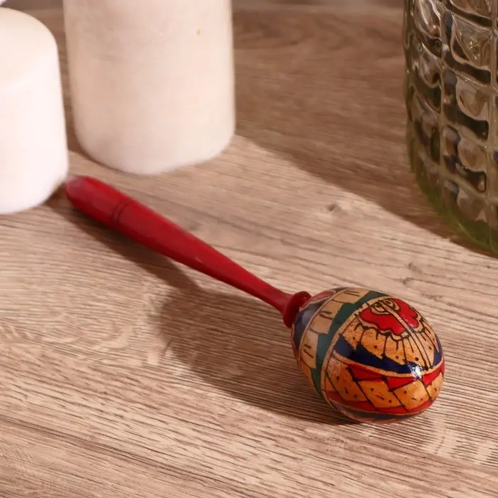 Сувенирный музыкальный инструмент "Маракас" 20х5х5 см МИКС