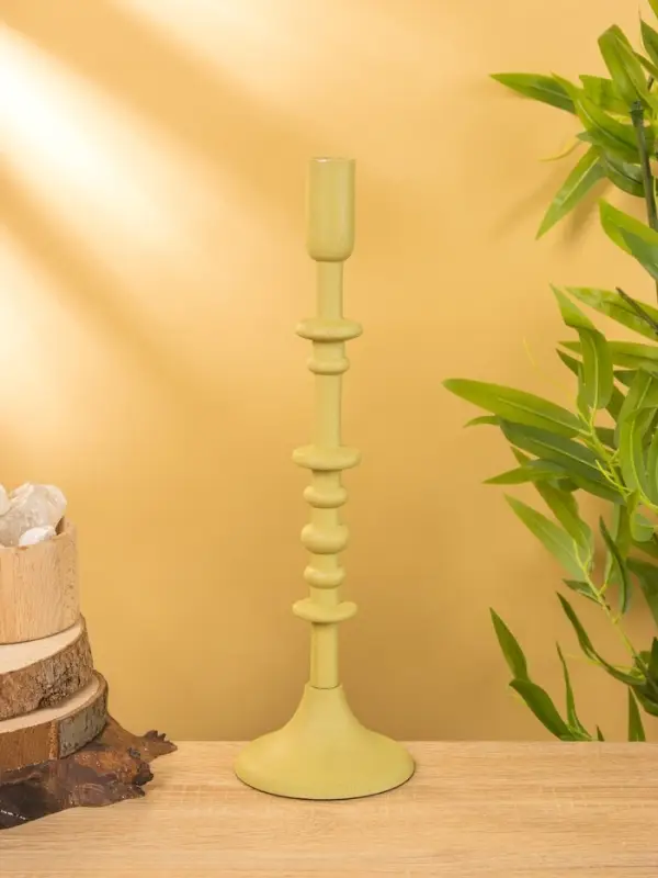 Подсвечник на 1 свечу "Олива" 10х10х35 см