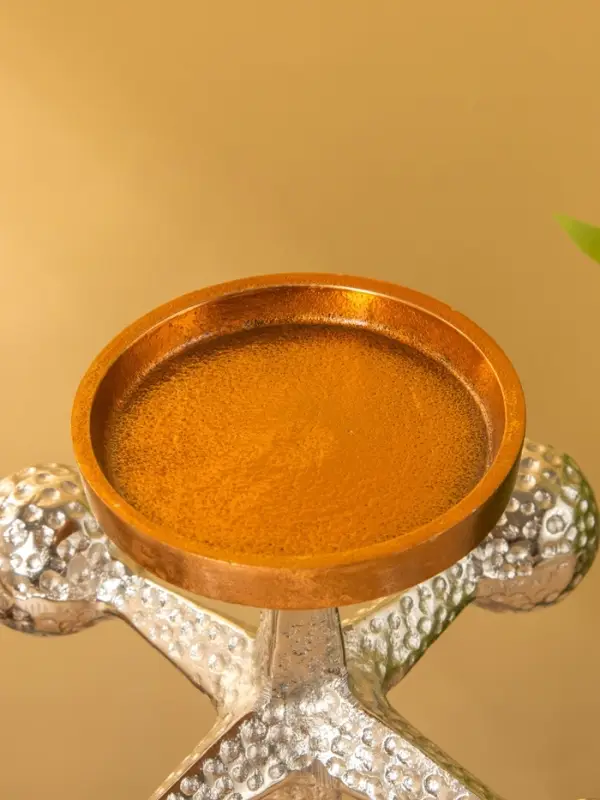 Подсвечник &laquo;Морская звезда&raquo;, 20.5&times;20.5&times;26 см, алюминий