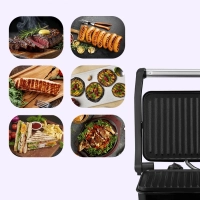 Электрогриль гриль электрический для дома КТ-4605 - 1500 Вт