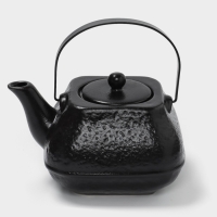 Чайник заварочный с ситом 0,85 л, Magistro Black Swan, черный