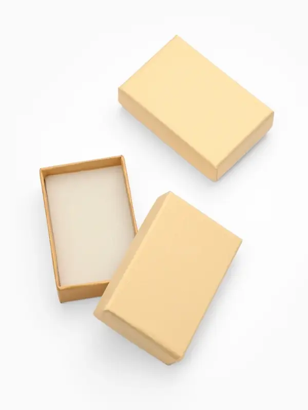 Коробочка подарочная под набор "Нежность", 5*8 см, цвет бежевый