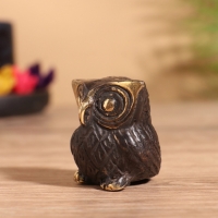 Сувенир бронза "Сова" 4х4х5 см
