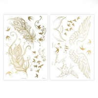 Набор &laquo;Золотые тату&raquo;, 2 листа в наборе