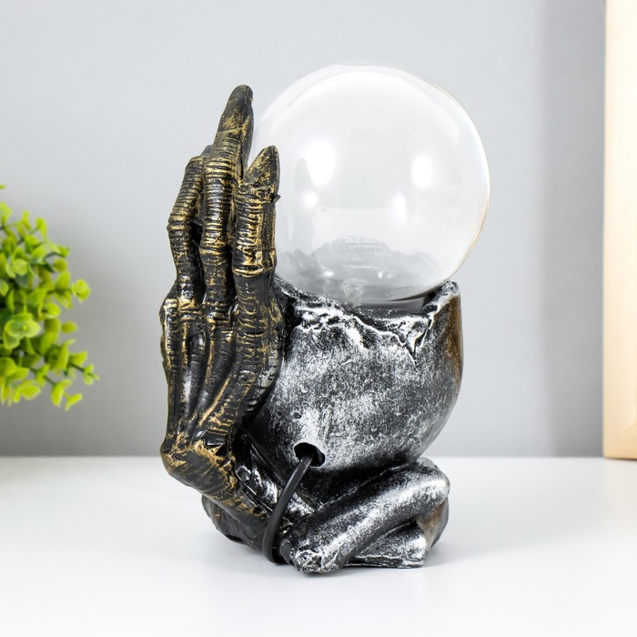 Плазменный шар полистоун "Линька"  14х12х19,5 см RISALUX