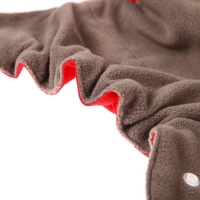 Многоразовый подгузник, 3-15 кг, угольно-бамбуковая ткань, цвет красный, Крошка Я