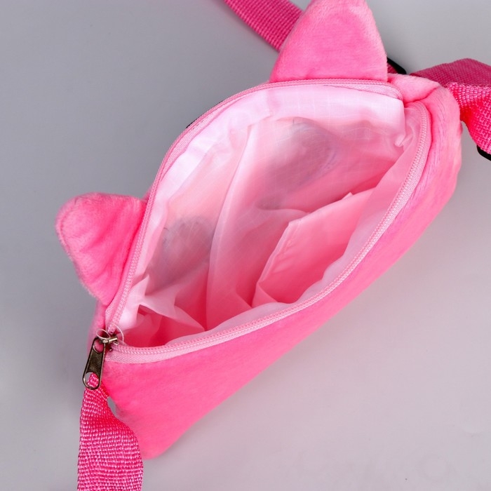 Сумка детская &laquo;Плюшевый котик&raquo;, 17х13х3 см