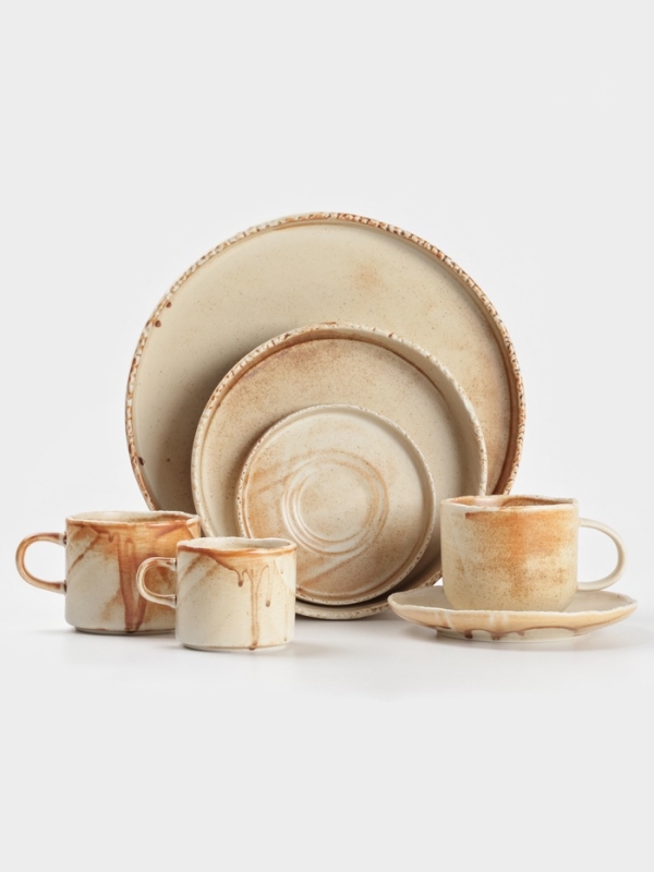 Блюдце Magistro "Organic brown" 14х1.8 универсальное