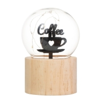 Ночник &laquo;Шар-люблю кофе&raquo; LED 3хAG10 шар 8см 6,5х6,5х11,5см