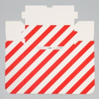 Коробка подарочная новогодняя складная &laquo;С Новым годом!&raquo;, белый мишка, 25 х 25 х 10 см, Новый год